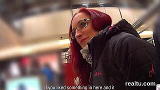 gorgeous czech kitten gets teased in the mall and pounded in pov