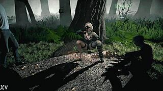 Nier Automata's 2B does a sexy striptease before getting fucked 😏