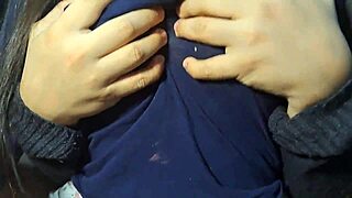 Damn check out this fat Colombian ass shaking her big tits