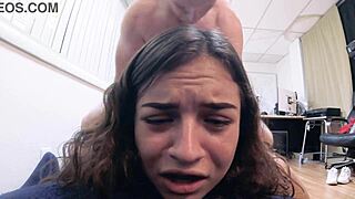 Lala Rosa appears in her casting interview before getting her ass fucked on camera.