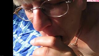 She wanders into the forest and ends up getting soaked in urine during her outdoor adventure.