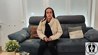 My 18yo amateur model Leyla Kixx first casting interview