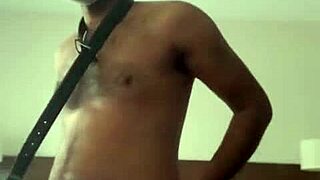 Spanking Desi In Fishnets With Domination