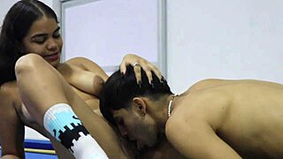 perverted latina stepsis gets horny billiards lesson turns table fuck