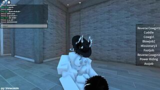 chicas traviesas enjoy wild fun in roblox with big tits