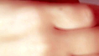 japanese step sister gives close up blowjob and swallows cum in uncensored action