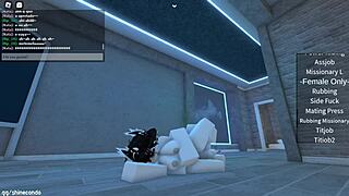 chicas traviesas enjoy wild fun in roblox with big tits