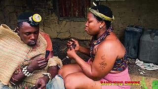 bbw patricia gabriel gets bent over and fucked doggystyle by african hunter william soft in wet pussy action