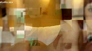 18 year old student, you're making this guy cum huge at the milking table with handjob and facial