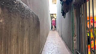 i feel so wild getting naked for the delivery guy, he couldn't resist banging my big ass blonde brazilian body hardcore with deepthroat and moaning outdoors