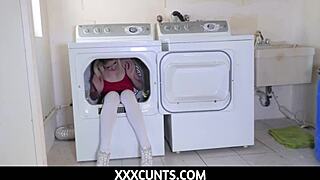 petite jessie saints gets her tight pussy all wet during intense fucking as teen babe