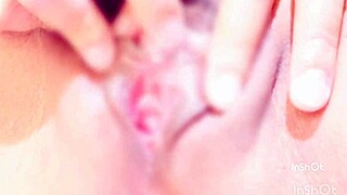 Amateur asian explores bdsm through intense clit masturbation in a japanese massage session leading to orgasm