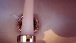 gretala's muscular fingers tease brunette pussy lips before plunging into her tight ass hole?