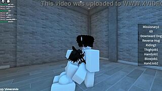 chicas traviesas enjoy wild fun in roblox with big tits