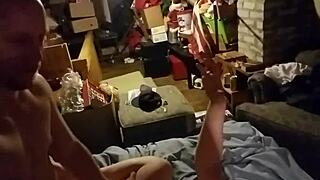 3-way amateur party turns into wild group fuck fest