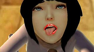 What If A Massive Cock Appears In This Hardcore Blowjob Scene?