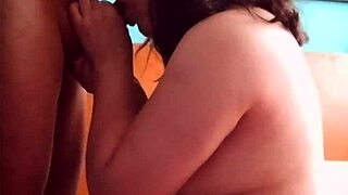 Latina surprised by brother-in-law in room forced to suck cock