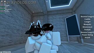 chicas traviesas enjoy wild fun in roblox with big tits