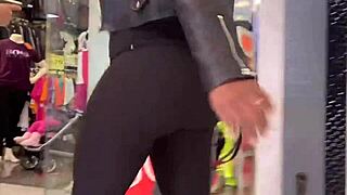 Stretching out in tight yoga pants for the season