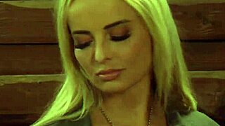 These naughty naked lesbian slaves are bound and punished, showing off big boobs and shaved pussies.