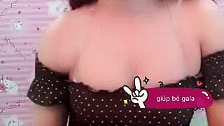 i feel so excited wearing this red panty under my skirt in vietnamese style.