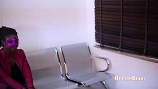 Why's This Angry Ebony Horny Licking Cock After Rough Pussy Fuck?