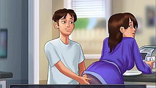 i finally CUMMED deep inside my stepmother's shaved pussy 😍💦