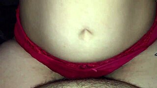 oh god she pisses soaking her panties on my throbbing hard cock