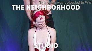 Christmas bisexual 3some compilation slaps asses, spits, and fucks neighbors hard!