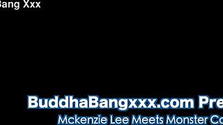 mckenzie lee drops first ebony blowjob cumshot trailer