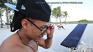 Shemale Ass Pounded Hard in Garage Hood Orgy