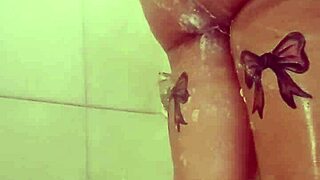 Fat BBW's Big Tits and Ass Tease in Quick Shower Bath