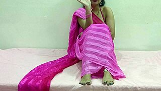 sexy indian stepsis bends over for bro's hard doggystyle pounding with dirty hindi talk