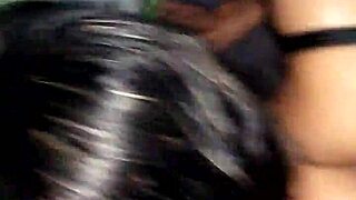 hard pounding the skinny girl's tight pussy deep