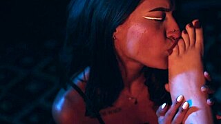 Worship every toe on my feet with your eager tongue slave