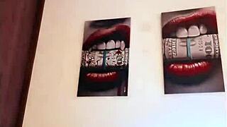 tattooed babe fingers herself crazy on webcam show