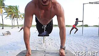 Shemale Ass Pounded Hard in Garage Hood Orgy