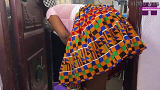 Ebony African Maid Creampied Hard By Huge Cock