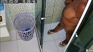 hidden cam films busty bbw neighbor shaving huge pussy