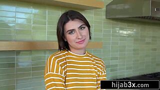 sexy arab teen tries cock sucking first time ever