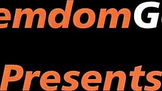 catching up on the sofa this latina shows her friend a new toy