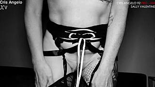 me and my french gfe girls sally valentine cristina starr take cris angelo's cock in anal threesome