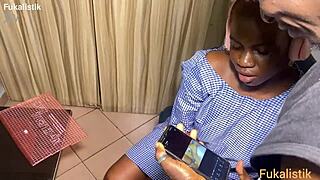 Naughty Ebony Student Rides BBC Teacher's Monster Cock