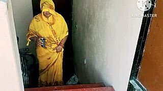 Desi Bahu Begs Sasur for Hard Choot Pounding