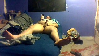 ZDSHit solo jerking off explodes with massive cumshot!