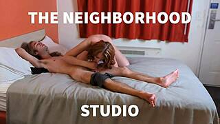 Christmas bisexual 3some compilation slaps asses, spits, and fucks neighbors hard!