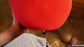 Taylor Sands rides her stepdad's monster cock hard