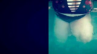 horny teen slut teases big tits ass in hot tub gets wet 😜💦🍑