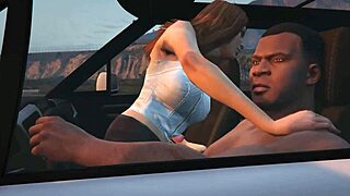 GTA 5 Franklin Hooks Up with Sexy Car Prostitute