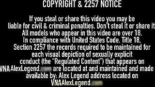 Jill Kassidy, Ember Snow Threesome Fuck Before Halloween Party